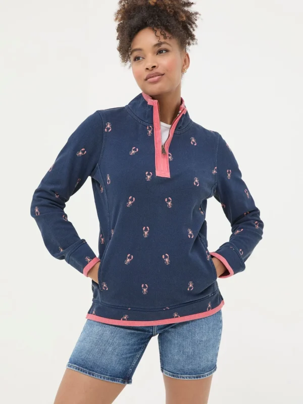 Airlie Blue Lobster Sweat Top