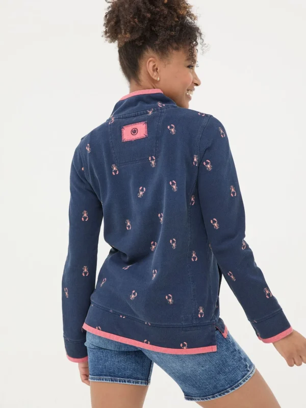 Airlie Blue Lobster Sweat Top