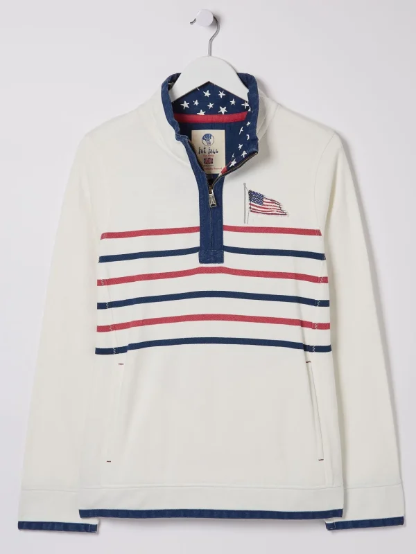 Airlie Ecru USA Sweat Top