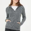 Alicia Charcoal Grey Hoodie