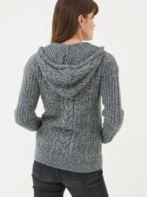 Alicia Charcoal Grey Hoodie