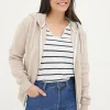 Amy Oatmeal Zip Through Hoodie