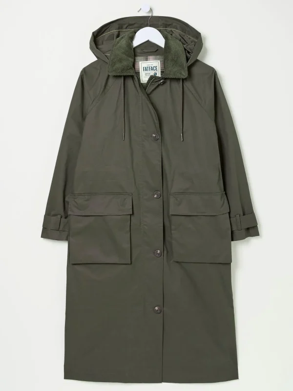 Audrey Green Trench Coat