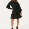 Black Adley Cord 100% Cotton Dress