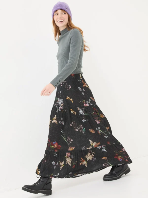 Black Anika Moonlit Skirt