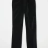 Black Elise Velvet Trousers