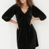 Black Gracie Velvet Dress