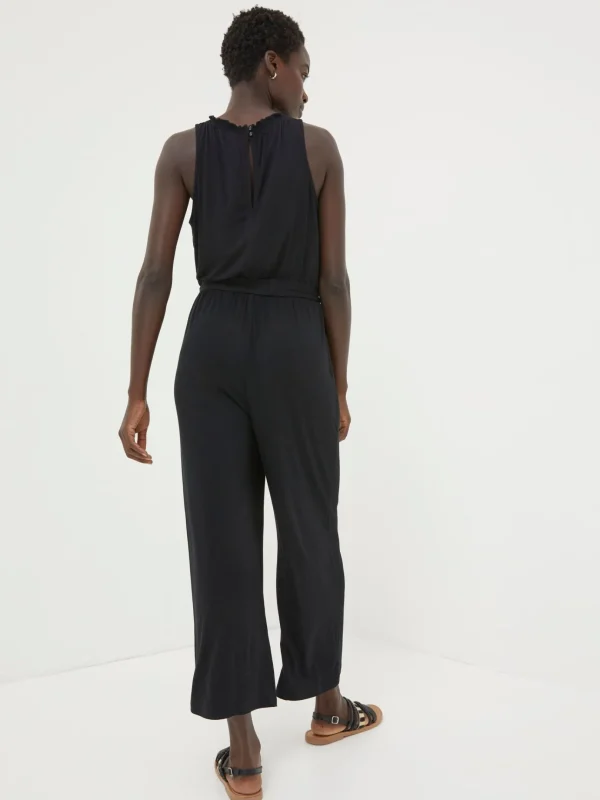 Black Haylie Jersey Jumpsuit