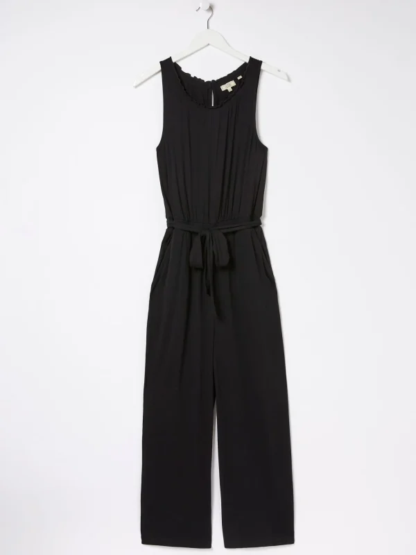 Black Haylie Jersey Jumpsuit