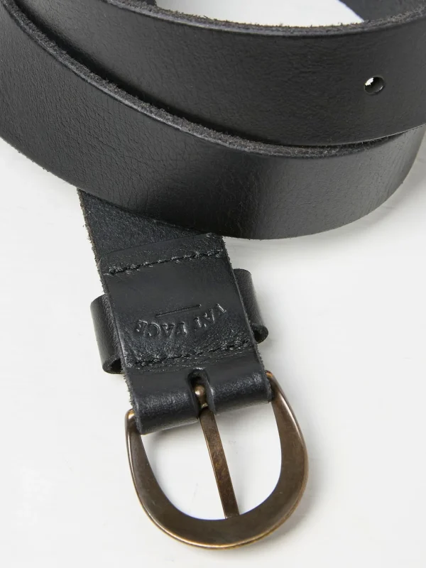 Black Leather Jean Belt