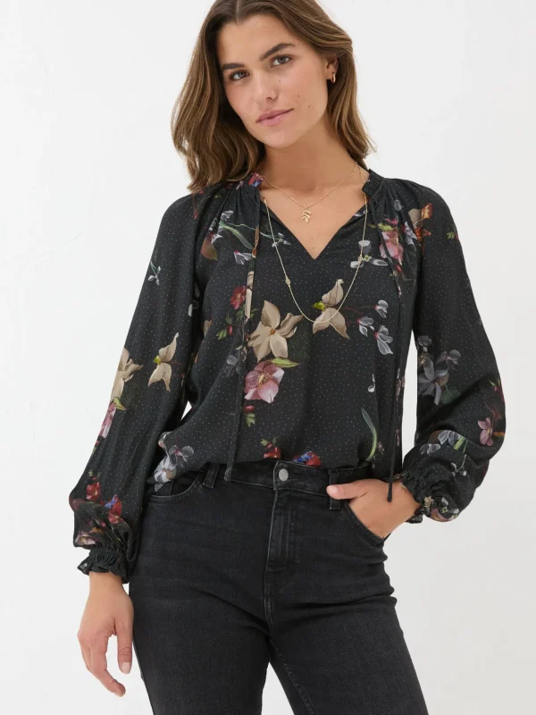 Black Lil Moonlit Blouse