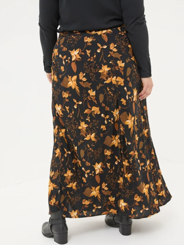 Black Willa Floral Skirt