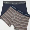 Blue 2 Pack Compton Stripe Boxers