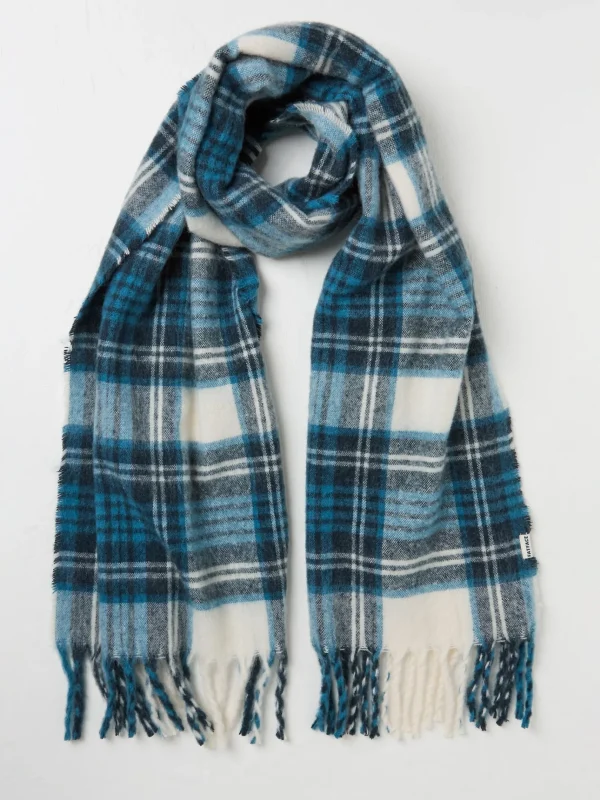 Blue Betty Check Scarf