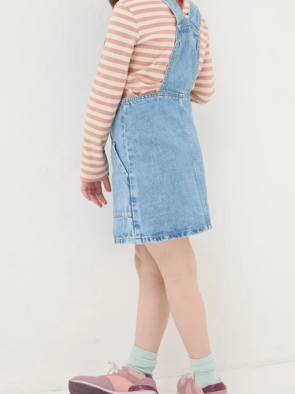 Blue Denim Pinafore Dungarees