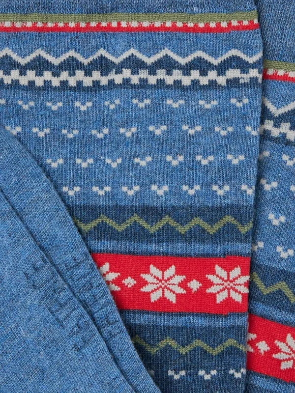 Blue Fairisle Socks