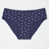 Blue Foil Leaf Mini Knickers