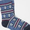 Blue Football Kids' Socks 1 Pack