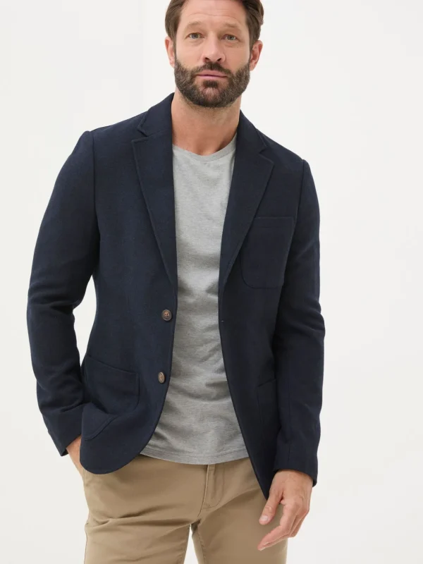 Blue Navy Witley Wool Blazer