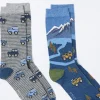 Blue Off Roader Socks 2 Pack In A Box