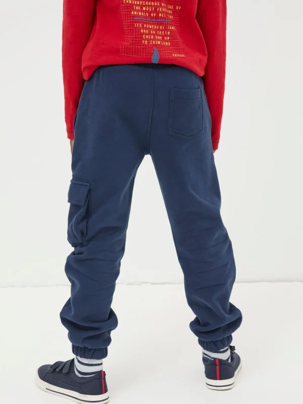 Blue Seaburn Sweat Cargo Joggers