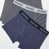 Blue Seagrove Stripe Cotton Boxers 3 Pack