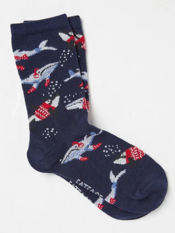 Blue Shelter Wilson The Whale Socks 1 Pack