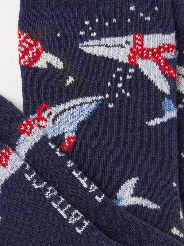 Blue Shelter Wilson The Whale Socks 1 Pack