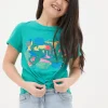 Blue Smile Graphic T-Shirt