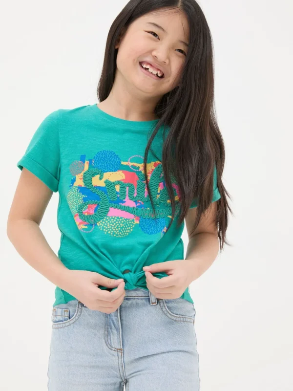 Blue Smile Graphic T-Shirt