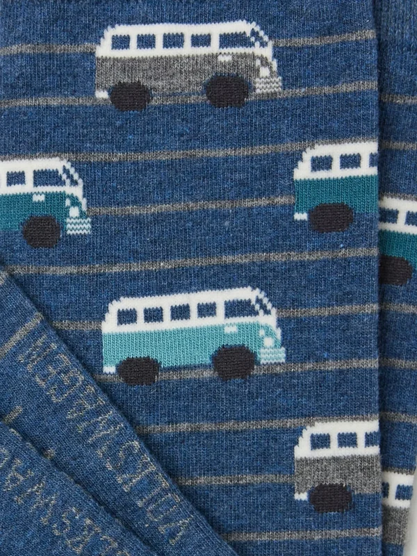 Blue VW Men's Socks 1 Pack