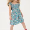 Blue Watermelon Frill Dress