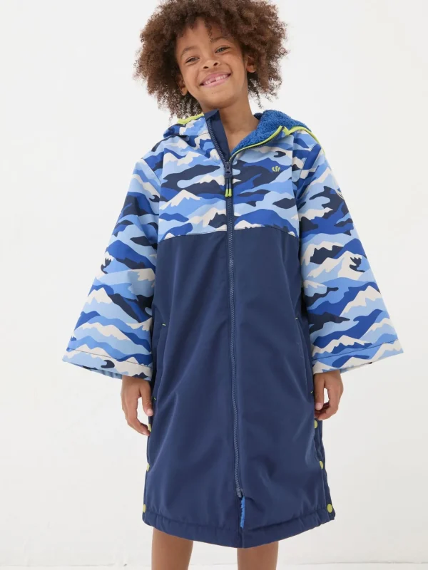 Blue Waterproof Changing Robe