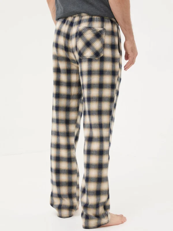 Bosham Natural Check Pyjama Bottoms