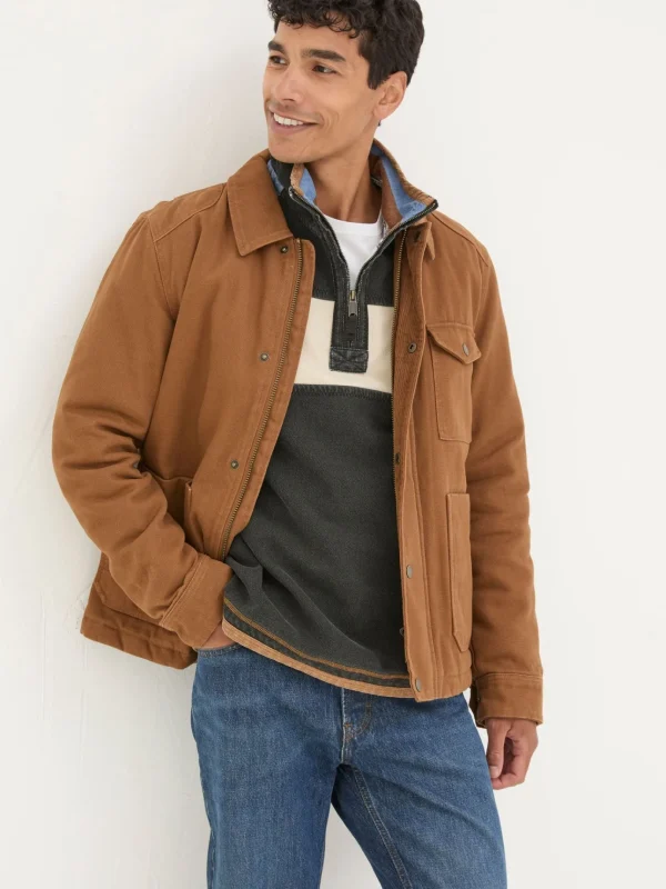 Brandon Tan Brown Canvas Jacket