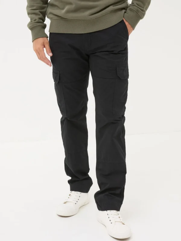 Breakyard Black Cargo Trousers