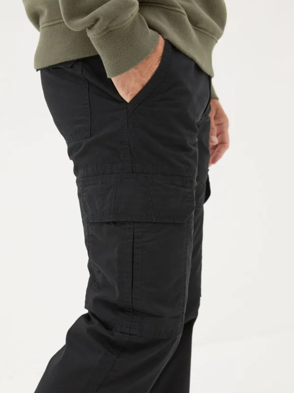 Breakyard Black Cargo Trousers