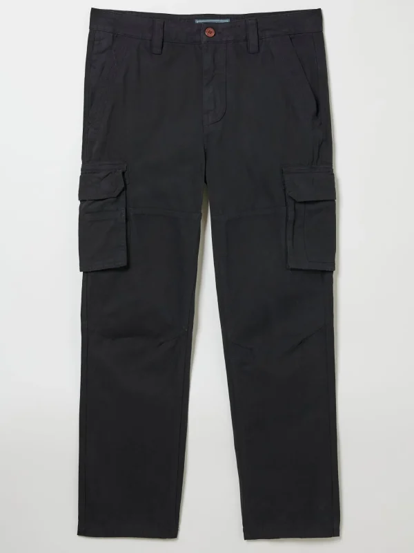 Breakyard Black Cargo Trousers