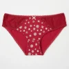 Bright Red Snowflake Mini Knickers