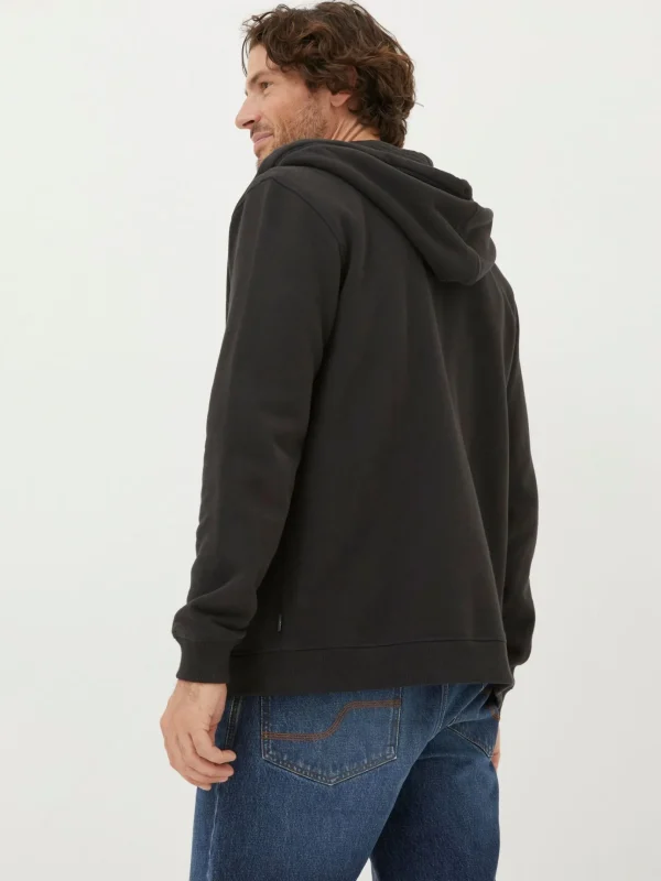 Brooke Black Zip-Up Hoodie