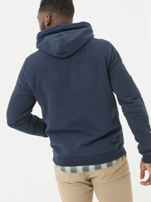 Brooke Navy Blue Overhead Hoodie