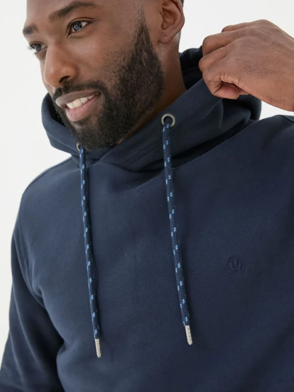 Brooke Navy Blue Overhead Hoodie