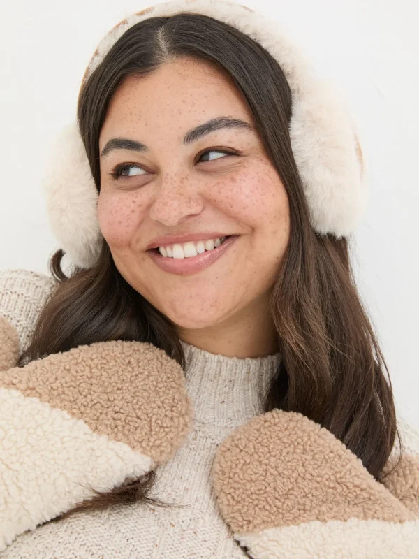 Brown Fluffy Earmuffs