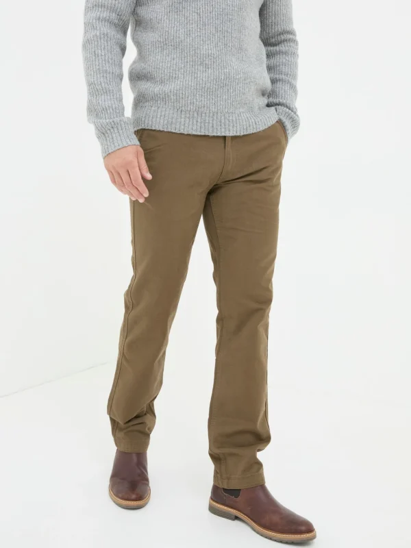 Brown Modern Coastal Chinos