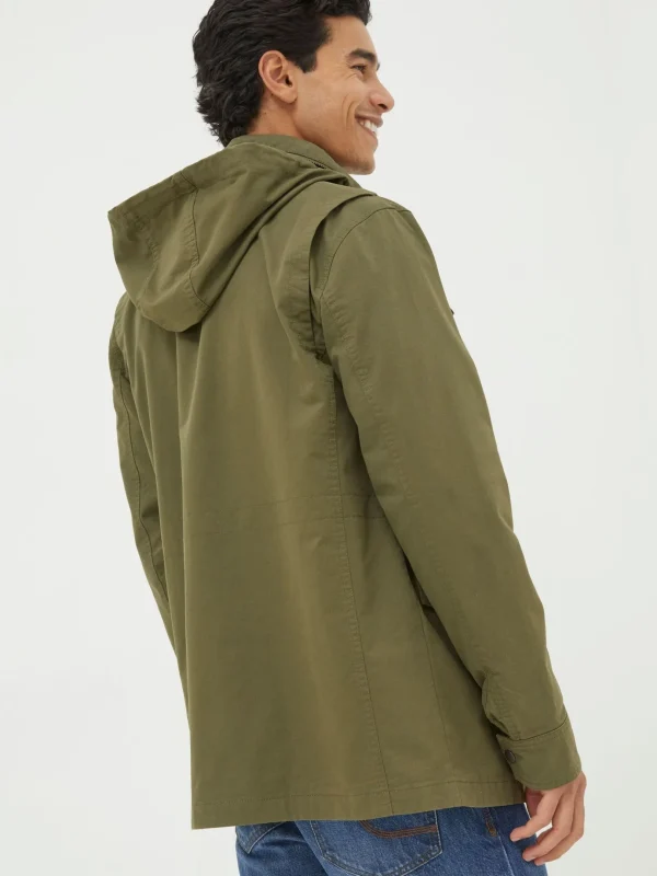 Calcot Green Cotton 4 Pocket Jacket