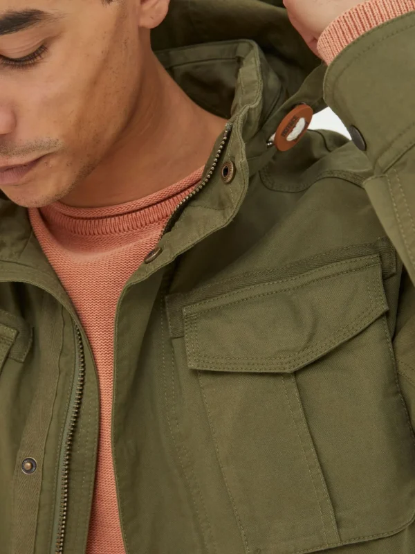 Calcot Green Cotton 4 Pocket Jacket