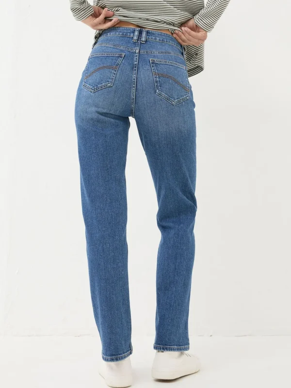 Carmel Blue Denim Comfort Straight Jeans