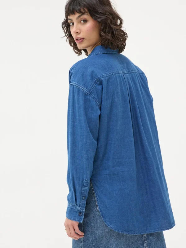 Carolin Blue Denim Shirt