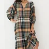 Ceil Multi Check Dress