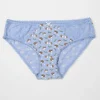 Chambray Blue Festive Hedgehog Mini Knickers